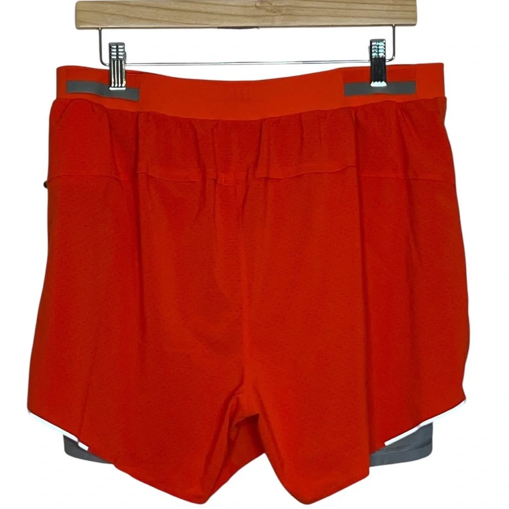 lululemon athletica Orange Athletic Shorts